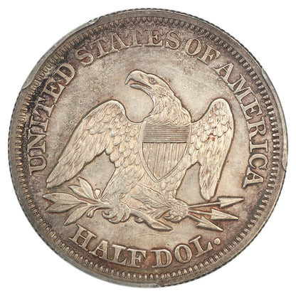 1855/54 50C PCGS MS62 (Arrows) ex: D.L. Hansen