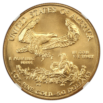 1989 $50 Gold Eagle NGC MS70 - $50 Gold Eagles