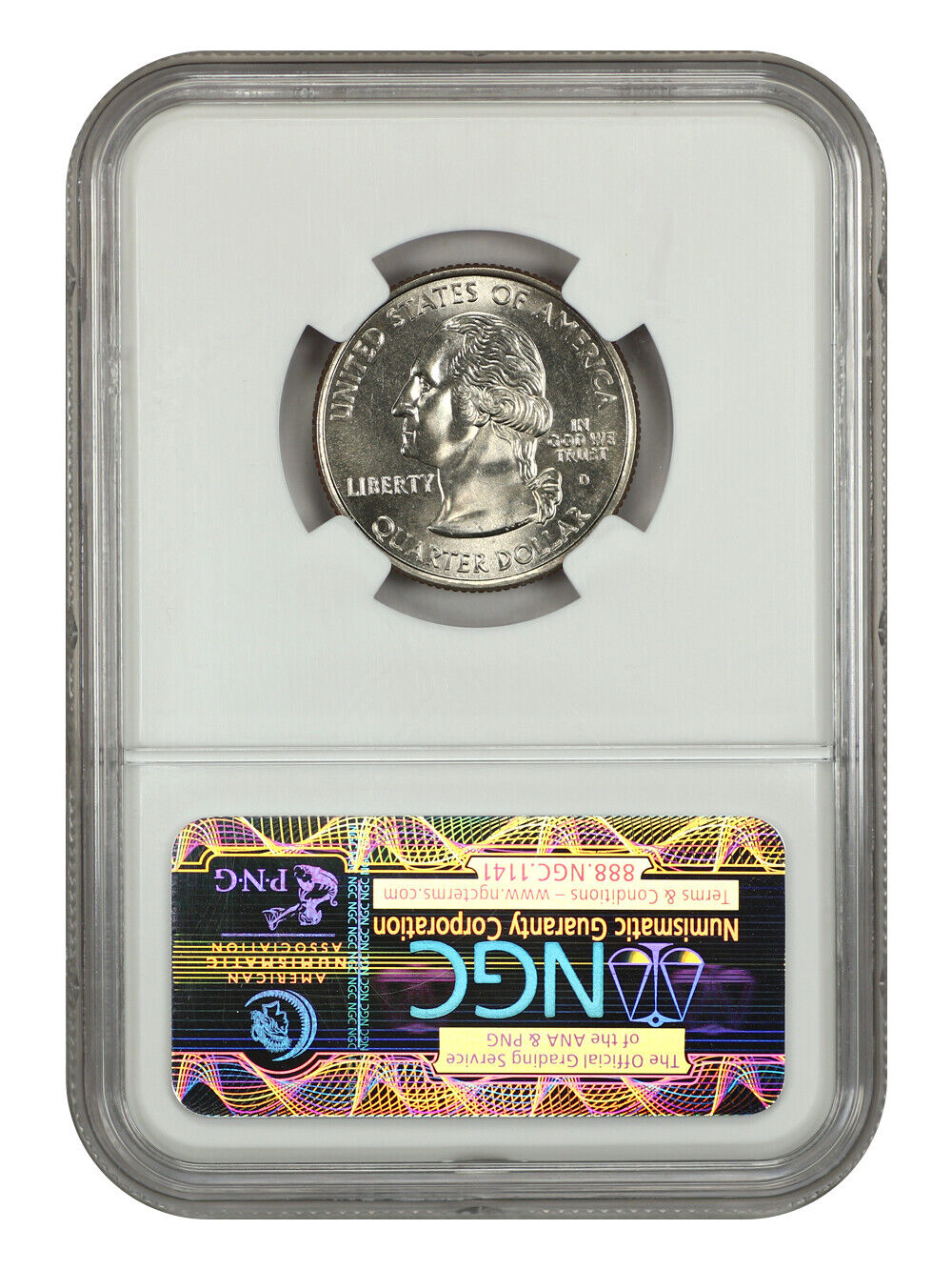 2005-D 25C West Virginia NGC MS67 - Washington 50 States Quarters