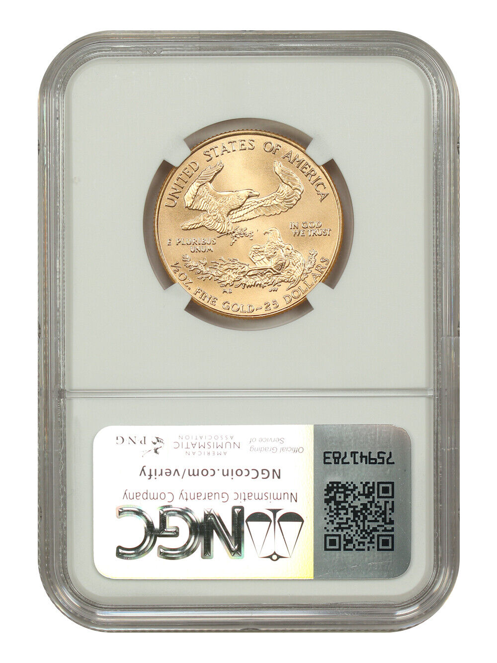 1999 $25 Gold Eagle NGC MS70 - $25 Gold Eagles