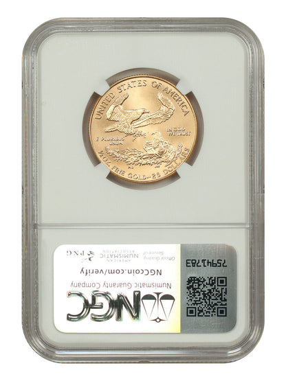 1999 $25 Gold Eagle NGC MS70 - $25 Gold Eagles