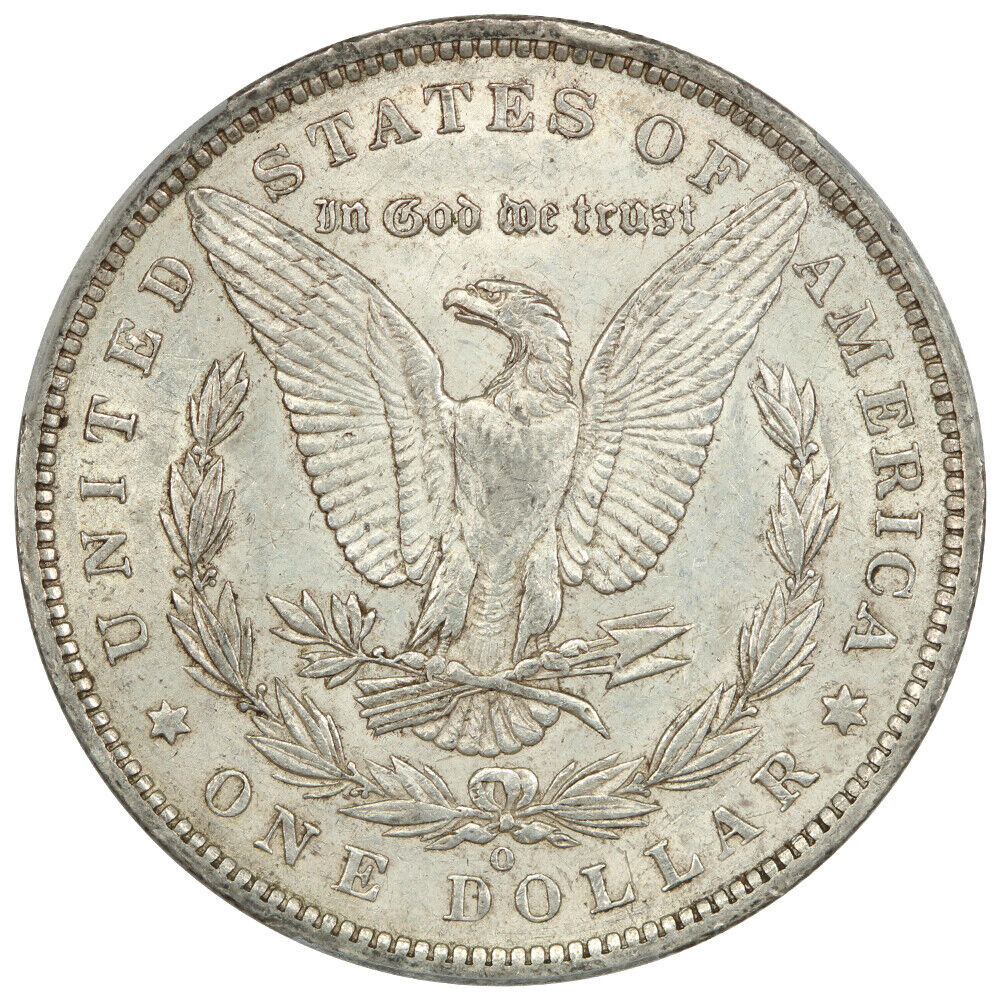 1886-O $1 PCGS AU55 - Morgan Dollar - Scarce O-Mint Morgan Dollar