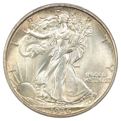 1936-D 50C PCGS MS66 - Walking Liberty Half Dollar