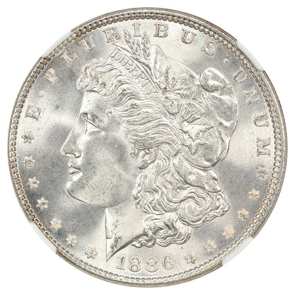 1886 $1 NGC MS67 - Morgan Dollar