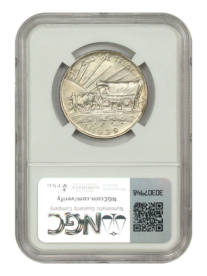 1939 50C Oregon NGC MS67 - Classic Silver Commemorative - Low Mintage Issue