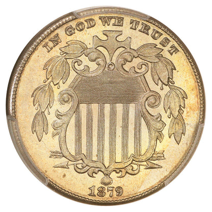 1879 5C PCGS PR66+ - Shield Nickel