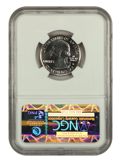 2011-D 25C Olympic NP NGC MS68 - Type 1 - Clad