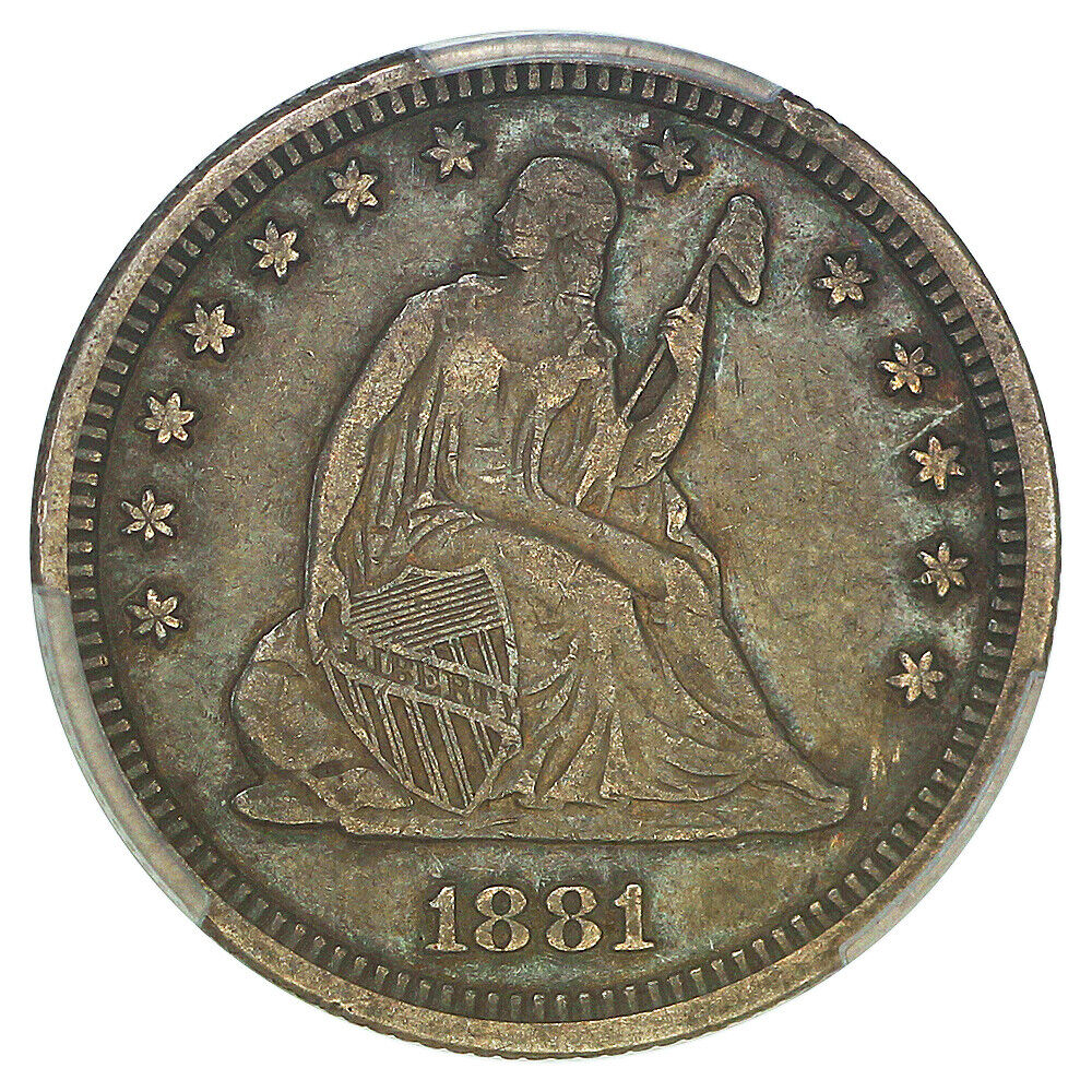 1881 25C PCGS PR35 - Liberty Seated Quarter