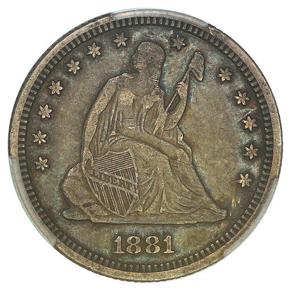 1881 25C PCGS PR35 - Liberty Seated Quarter