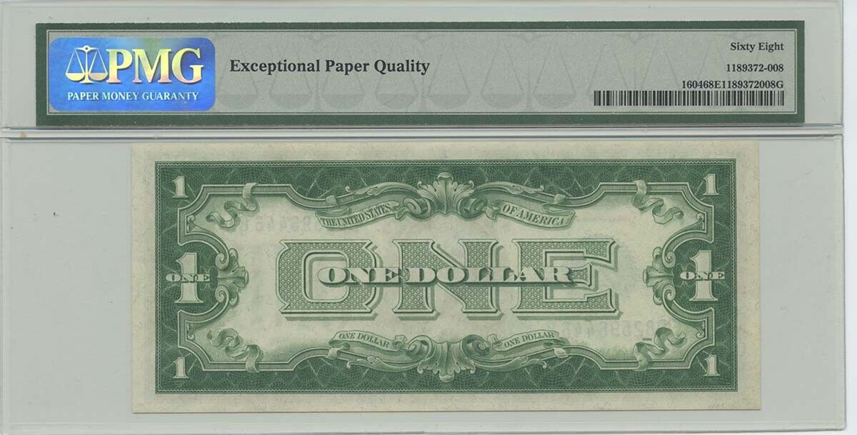 1928D $1 Silver Cert (DB Block) FR#1604 PMG 68 Superb Gem UNC EPQ POP 3