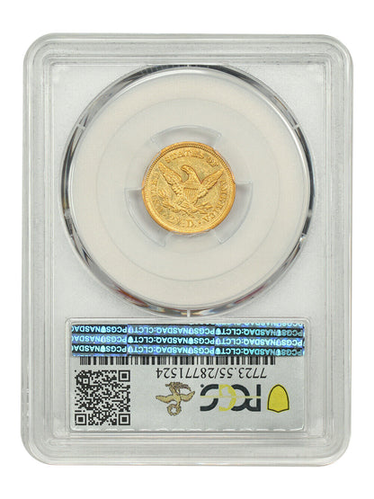 1842 $2.50 PCGS AU55 ex: D.L. Hansen - Liberty Head $2.5