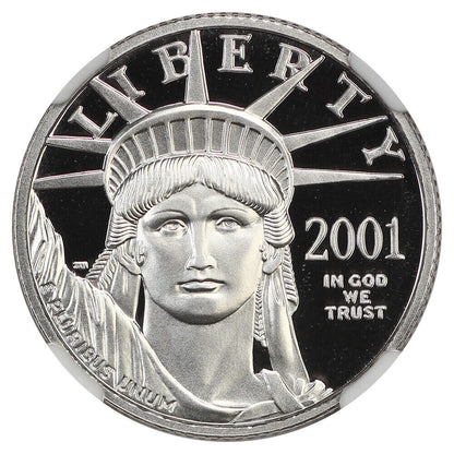 2001-W $25 Statue of Liberty NGC PR70DCAM - $25 Platinum Eagles