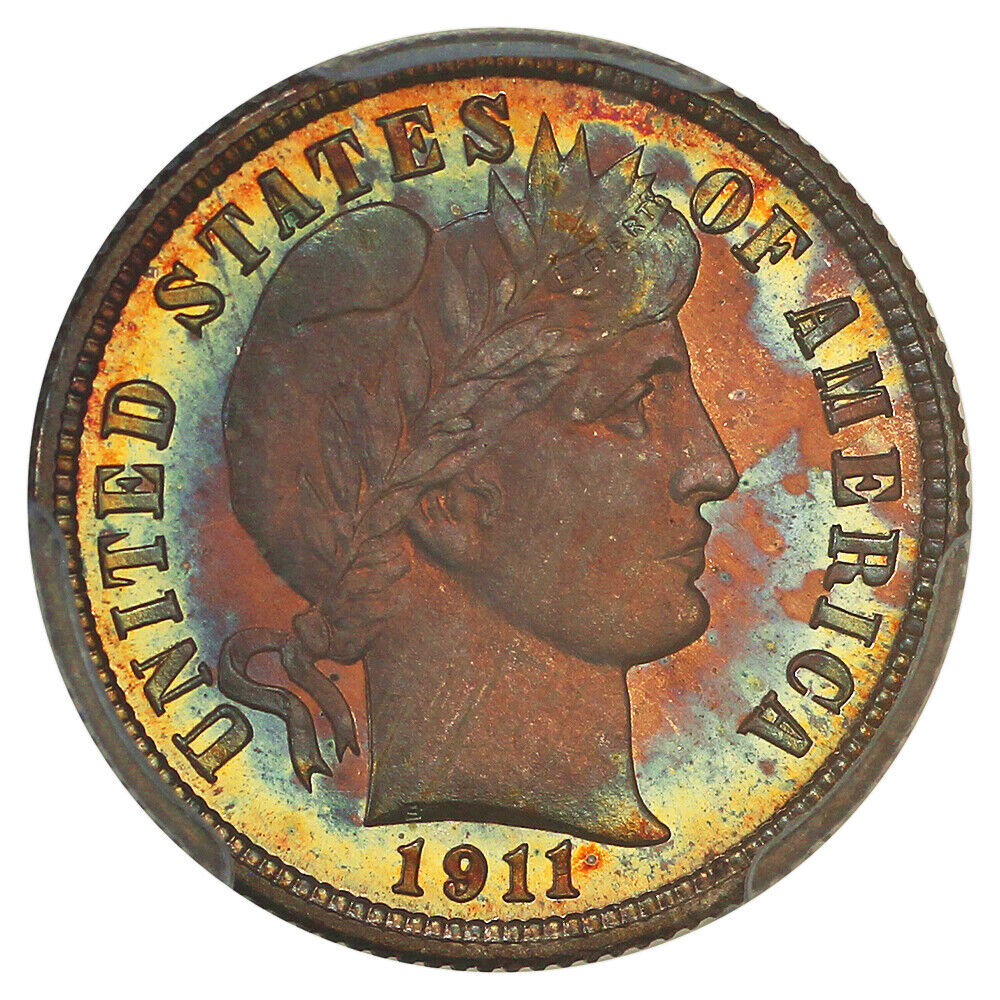 1911 10C PCGS PR68 ex: D.L. Hansen