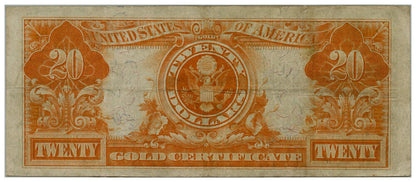 FR. 1186 1906 Gold Certificate $20 PMG Choice VF 35 - Other - Popular Large Size