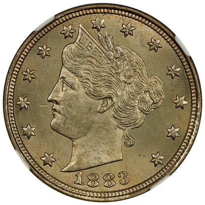 1883 5C NGC MS66 (No CENTS)