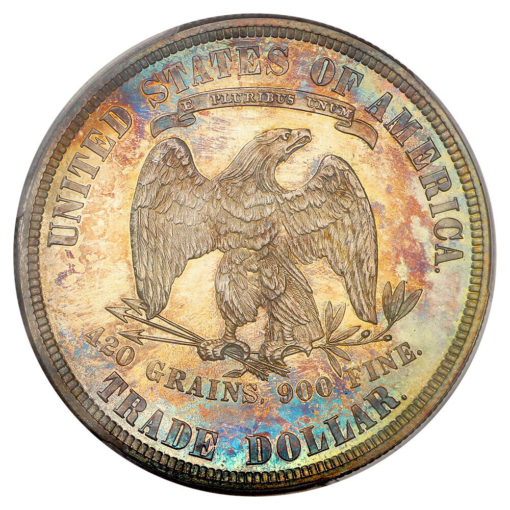 1881 Trade $1 PCGS/CAC PR67CAM ex: D.L. Hansen