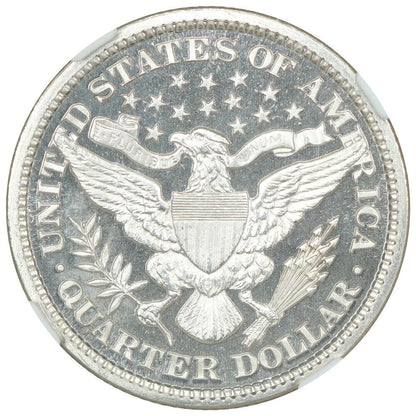 1897 25C NGC PR64CAM - Barber Quarter