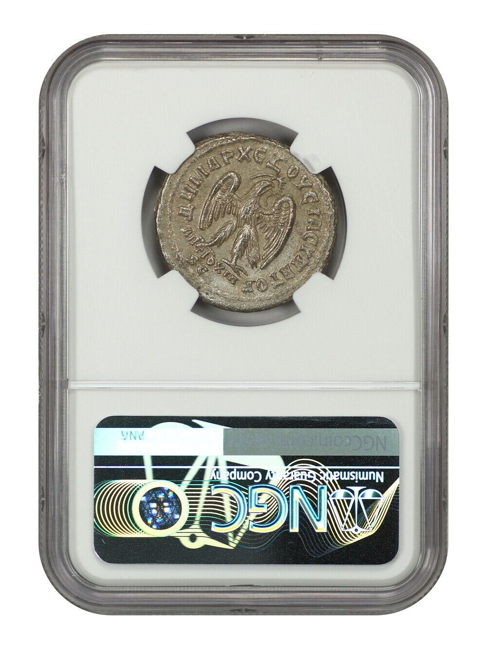 Ancient Roman: Philip I (AD 244-249) BI Tetradrachm NGC AU