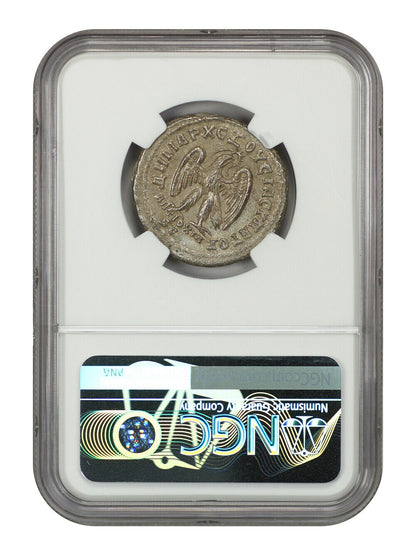 Ancient Roman: Philip I (AD 244-249) BI Tetradrachm NGC AU