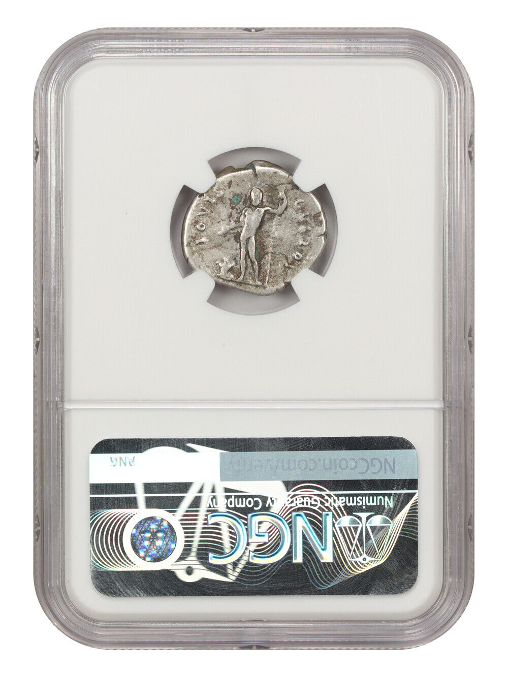 Ancient Roman: Vespasian (AD 69-79) AR Denarius NGC Choice Fine