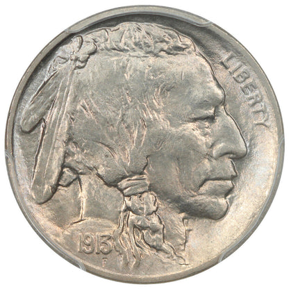 1913 5C PCGS/CAC MS66 (Type 1) - Buffalo Nickel - Popular One Year Type Coin