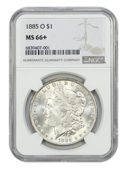 1885-O $1 NGC MS66+ - Morgan Dollar