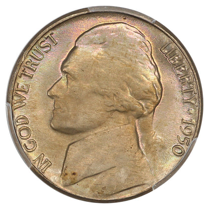 1950-D 5C PCGS MS67FS - Jefferson Nickel