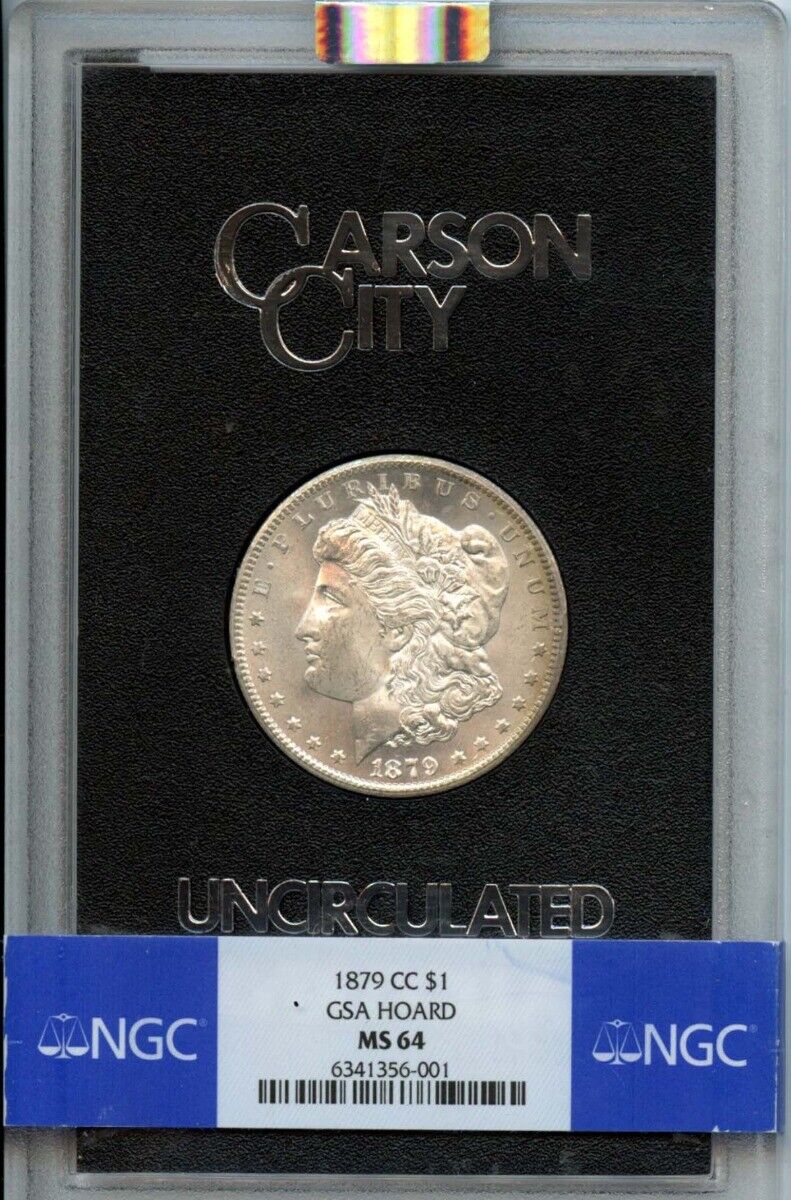 1879-CC Morgan Dollar GSA HOARD S$1 NGC MS64