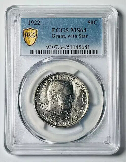 1922 P Classic Commemorative Grant Memorial PCGS MS-64 Grant, with Star