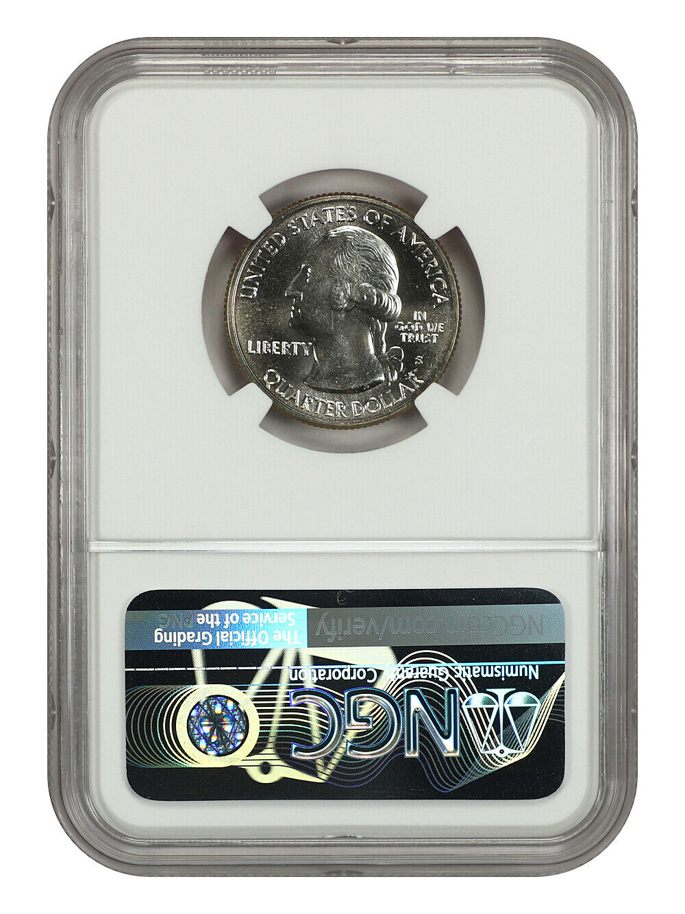 2018-S 25C Cumberland Island NP NGC MS67 - Type 1 - Clad