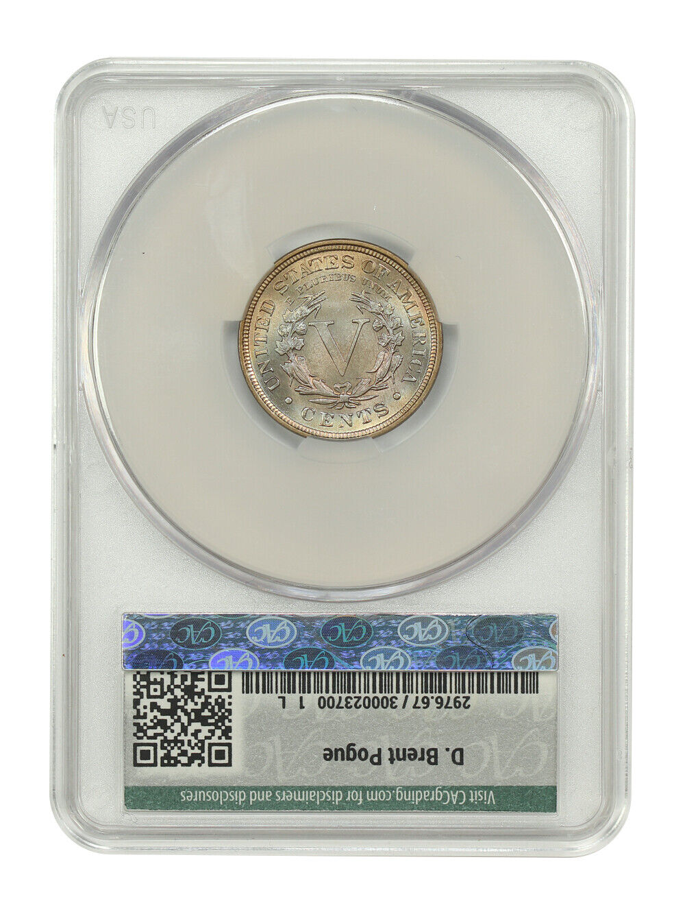 1911 5C CACG MS67 ex: D.L. Hansen/Pogue - Liberty Nickel