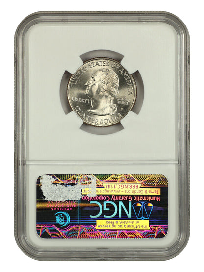 2009-P 25C U.S. Virgin Islands NGC MS68 - Type 1, Clad