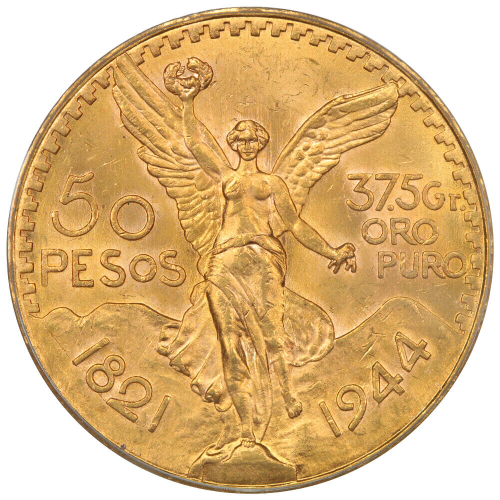 Mexico: 1944 Gold 50 Peso PCGS MS64 (KM-481) - Other