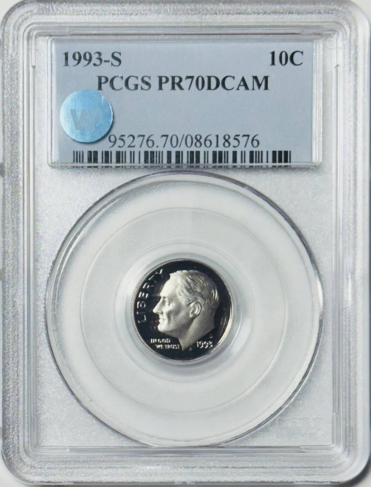 1993 S Dimes Roosevelt PCGS PR-70 DCAM