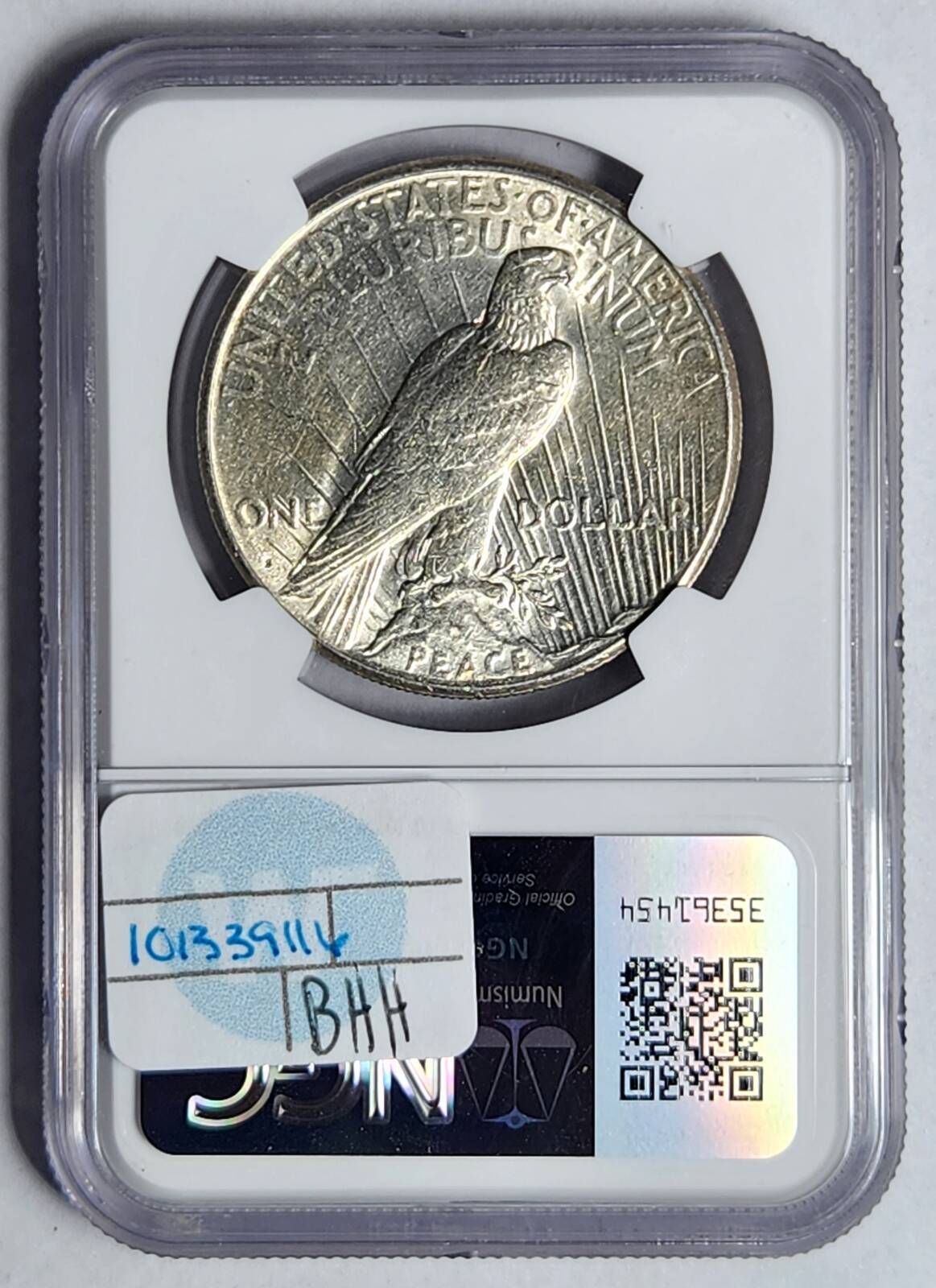 1925 S Peace Dollar NGC AU-55