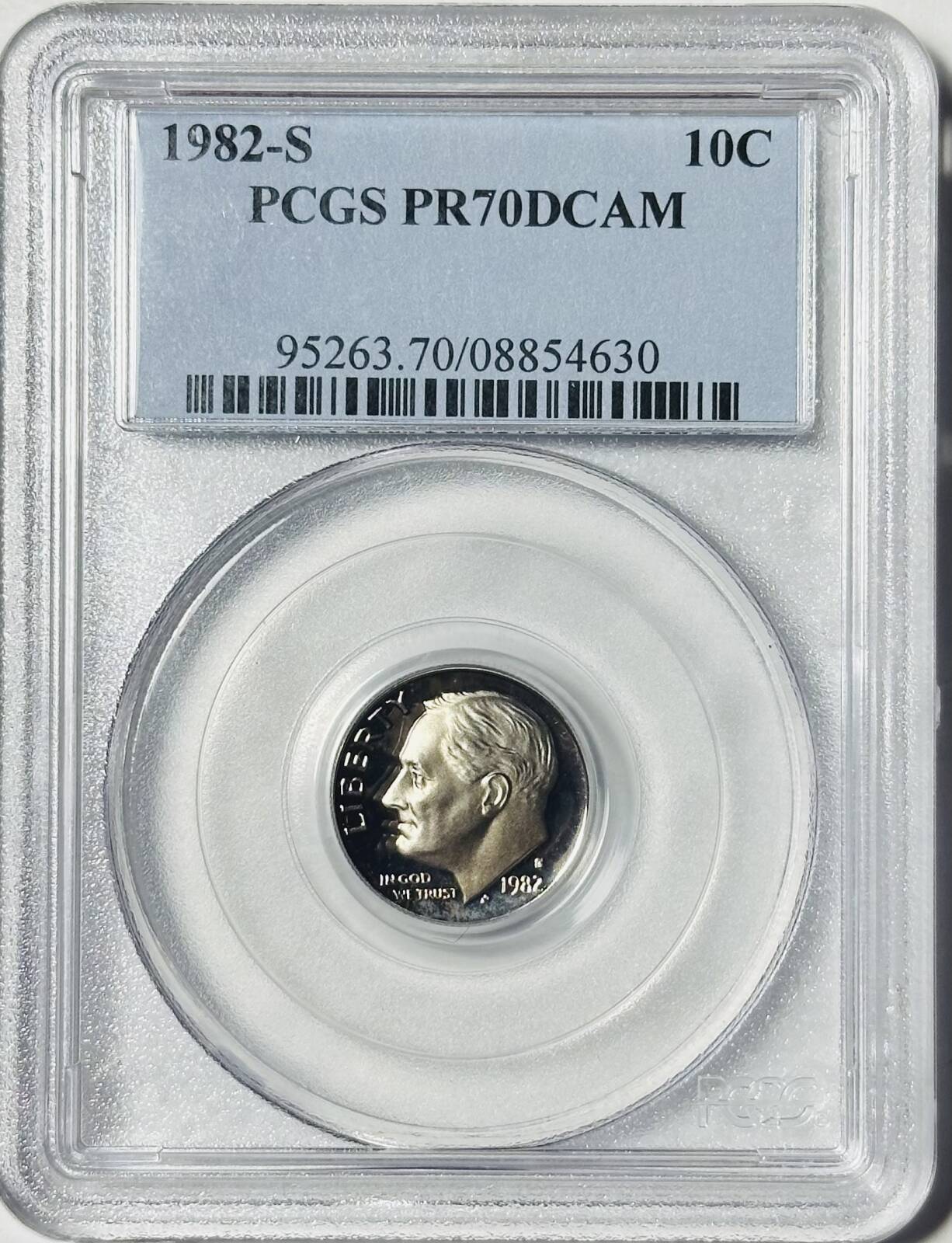 1982 S Dimes Roosevelt PCGS PR-70 DCAM