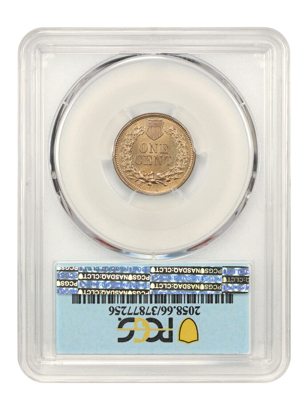 1860 1C PCGS MS66 ex: D.L. Hansen