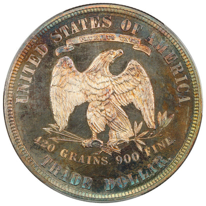 1881 Trade $1 PCGS/CAC PR67CAM ex: D.L. Hansen