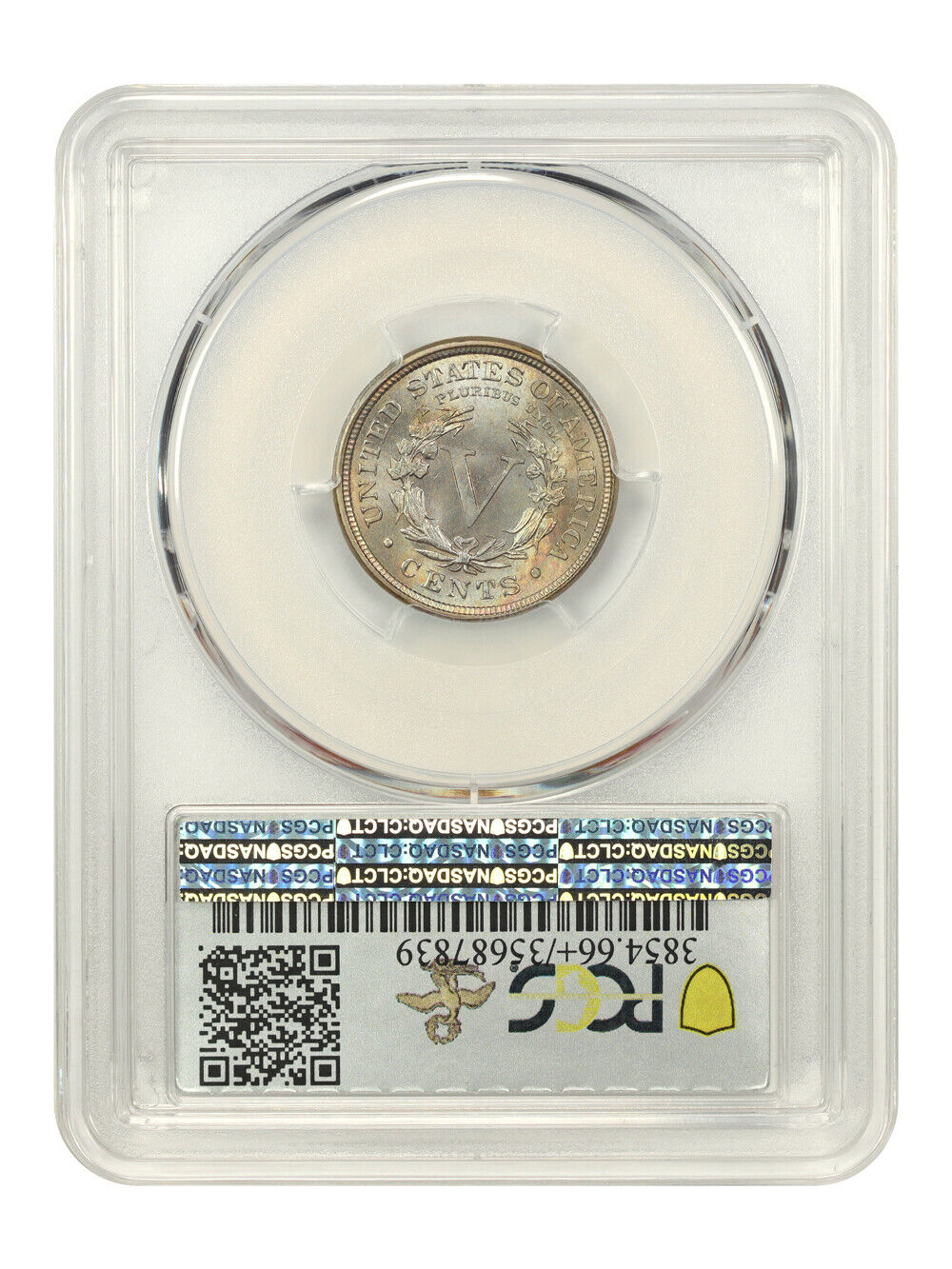 1893 5c PCGS/CAC MS66+ ex: D.L. Hansen