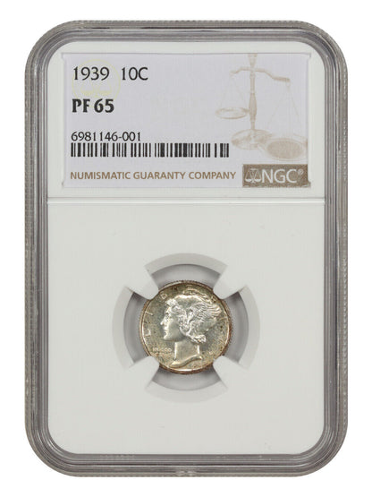 1939 10C NGC PR65 - Mercury Dime