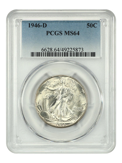 1946-D 50C PCGS MS64