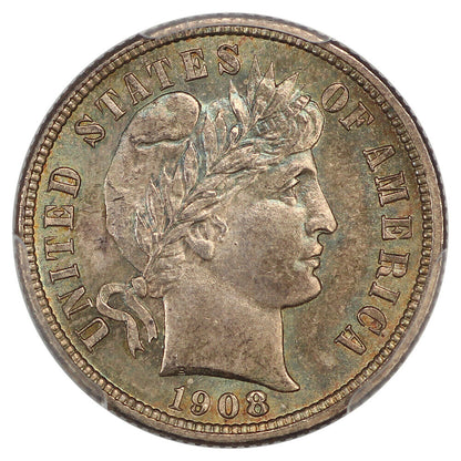 1908-S 10C PCGS MS66 ex: D.L. Hansen