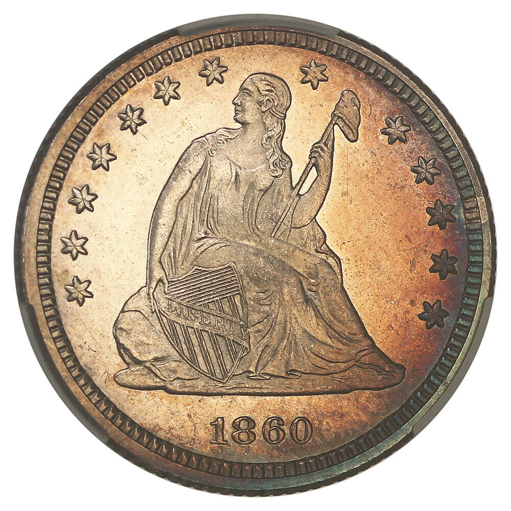 1860 25C CACG PR65CAM ex: D.L. Hansen - Liberty Seated Quarter