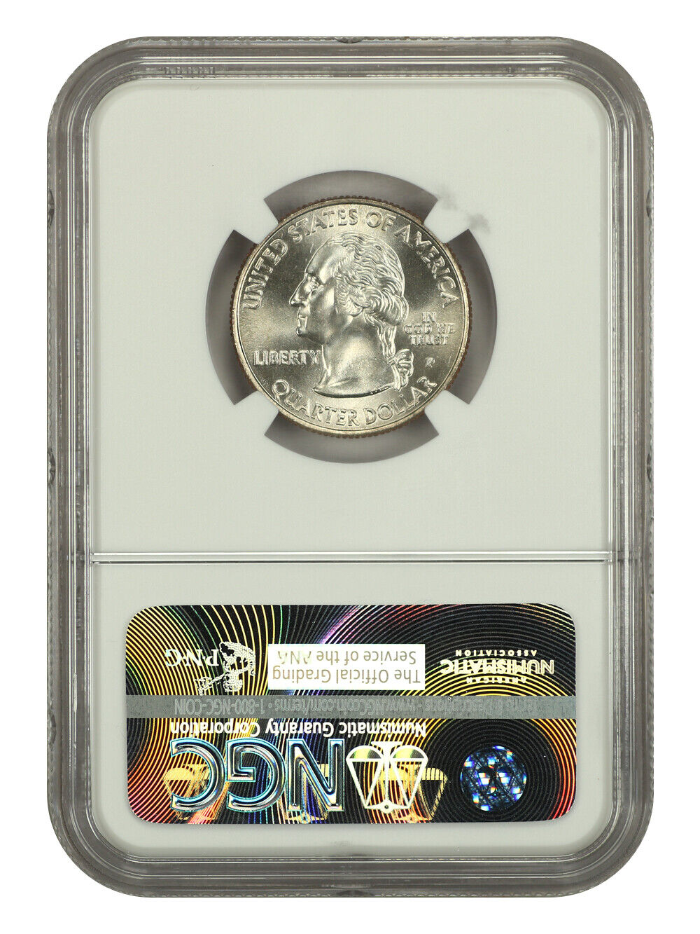 2009-P 25C American Samoa NGC MS68 - Type 1, Clad