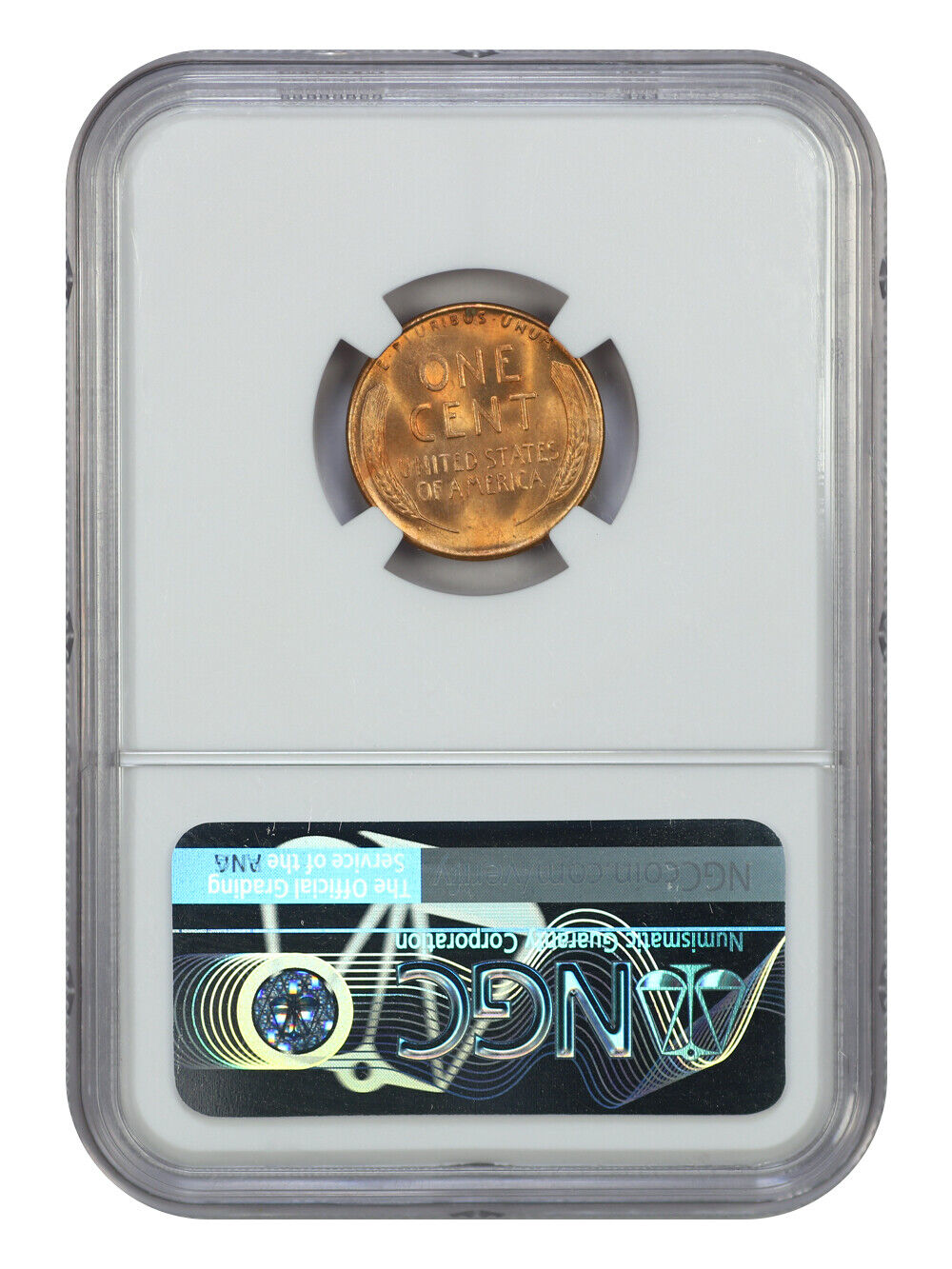 1950-S 1C NGC MS67RD - Lincoln Cent (Wheat Reverse)