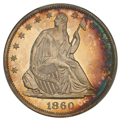 1860 50C PCGS PR66CAM ex: D.L. Hansen/Chrismor