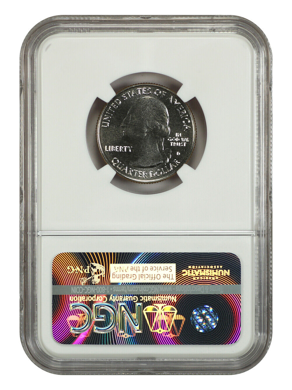 2015-D 25C Kisatchie NP NGC MS68 - Type 1 - Clad