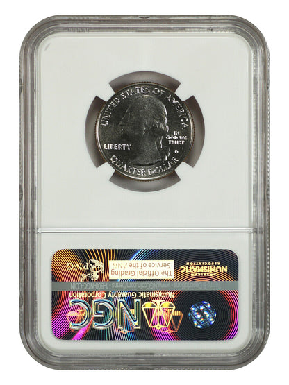 2015-D 25C Kisatchie NP NGC MS68 - Type 1 - Clad