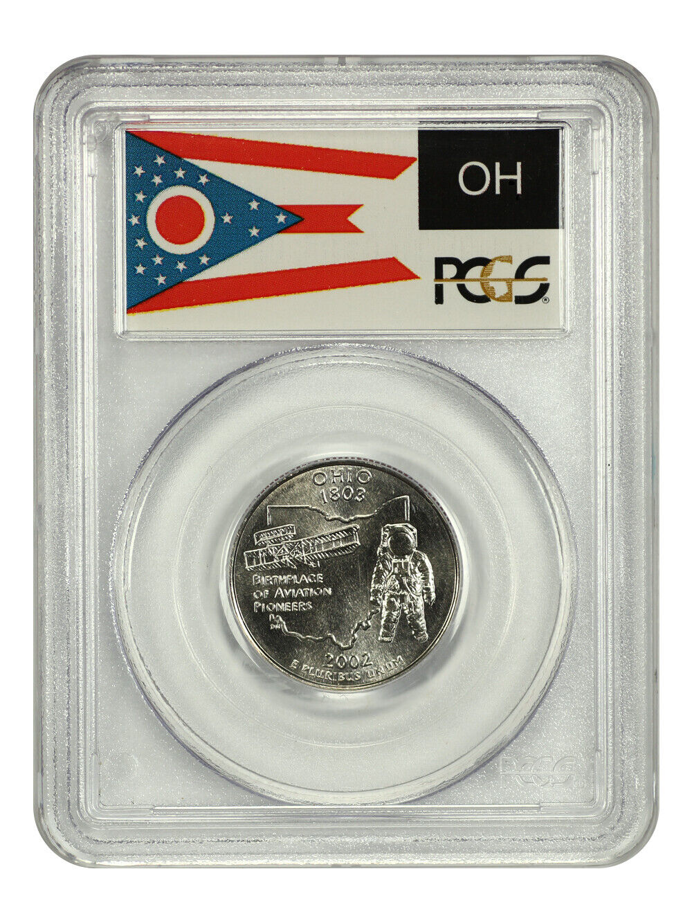 2002-D 25C Ohio PCGS MS68 - Washington 50 States Quarters