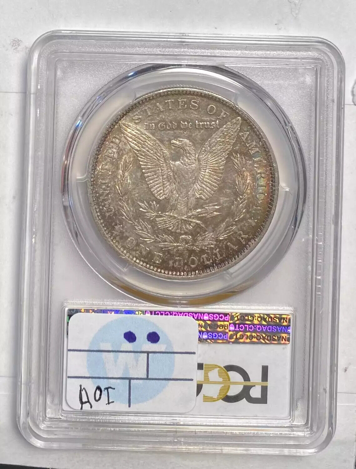 Morgan Silver Dollar 1889 O PCGS AU-55   VAM 20A - Weak E Rev - Hot 50